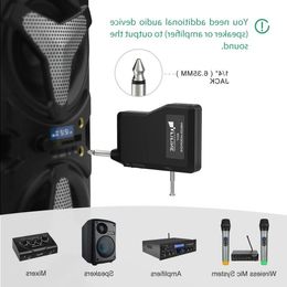 Livraison gratuite Fifine Système de microphone à revers sans fil UHF à 20 canaux avec émetteur Bodypack Récepteur de micro à revers pour appareil photo / ph Gbvp