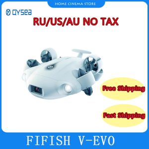 Vifish V-Evo 360 ° Omnidirectionele beweging met 100 m kabels onder water drone 4k 60fps hoge framesnelheid camera AI onder water rov