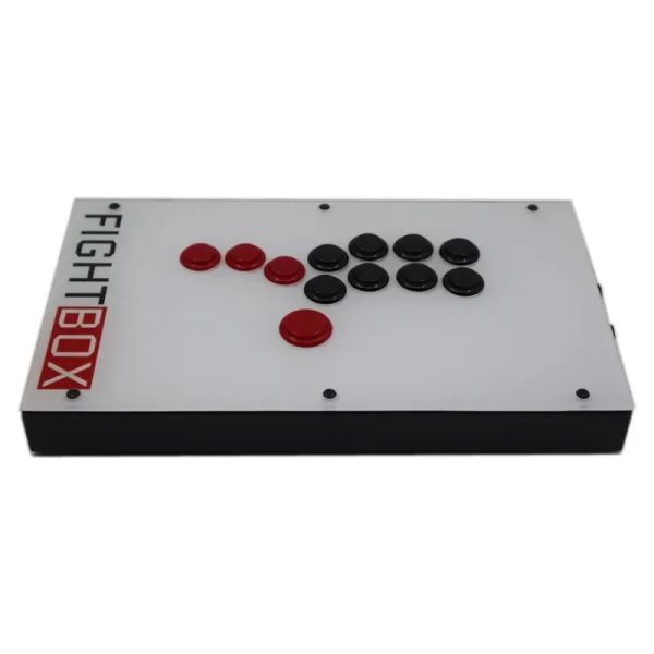 Fightbox Fighting Board-Up5 Todos los botones Estilo Hitbox Arcade Joystick Fight Stick Controller para PS5/PS4/PC/Xbox Sanwa Obsf-24/30