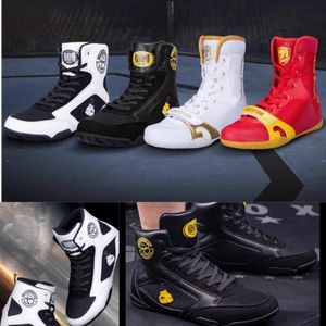 Fighting Anti Boxing Men's Professional Slip Youth Chaussures de lutte confortables Blue Orange Gai 499 561 882
