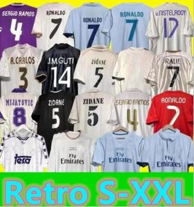 FIGO Real MadridS Camiseta de fútbol retro Fútbol GUTI Ramos HIERRO SEEDORF CARLOS 13 14 15 16 17 ZIDANE RAUL REDONDO 94 95 96 97 98 99 00 01 02 03 04 05 06 07