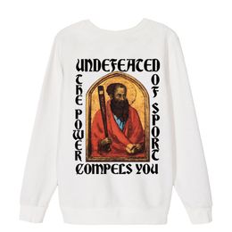 Figura pintura a óleo Invicto Pulôver Hoodie Mens Designer Hoodies Carta Gráfica Impresso Homens e Mulheres Solto Casual Moletom Com Capuz Oversize Tamanho S-2XL