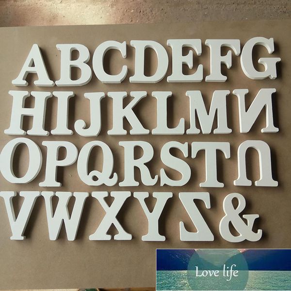 Figuritas, 1 Uds., decoración del hogar, letras de madera, 26 letras del alfabeto inglés de madera, decoración para fiesta de boda, adornos artesanales DIY 6Z