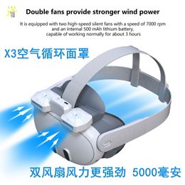 Fiit VR X3max Mask Meta Quest 3 Mask Accessories X3 Radiator Twin Fan Impeller Decompression