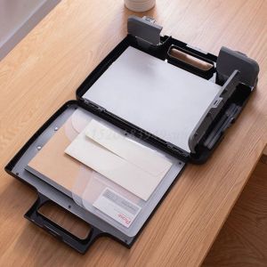 Fichier Ootdty Portable Fichiers A4 Document Clifboard Storage Case Organizer Holder Office Supply