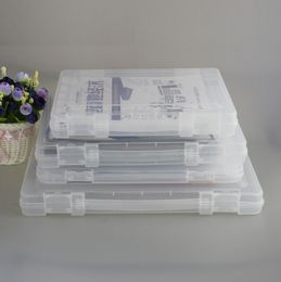 File opbergdoos Map Transparante Bill Organizer Box Office Supplies A4 Paper Storage Boxes zonder handvat 1224044