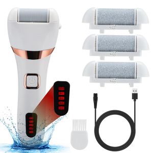 Limas eléctricas para pies, herramientas de pedicura con ajuste de dos velocidades, eliminador de callos de piel muerta, herramienta portátil para el cuidado de los pies, Usb