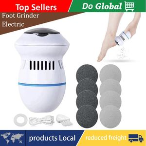 Fichiers électriques de mouture de pied Callus Remover Foot Pédicure outils de pied rechargeables Files de pied Nettoyer Exfoliator Pédicure pour peau fissurée dure