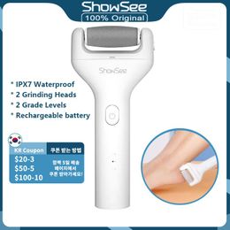 Bestanden Xiaomi Youpin Showsee Electric Foot -bestand voor hiel B1W Pedicure Tools Hine Skin Care Callus Remover 600mAh Grinder Lime Feet