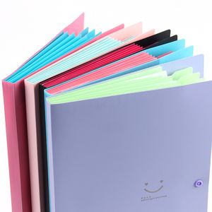 Filing Supplies 1PC A4 Kawaii Document Bag Waterproof File Folder 5 Layers Document Bag Office Stationery Storages Supplies 230817