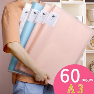 Suministros de archivo A3 Display Book Information Poster Children's Picture Album Clip Storage Collection Folder File Bag 230711