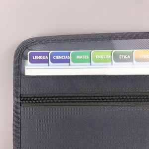 Fournitures de classement A4 Multilayer Organ Bag Zipper Information Briefcase Document File Folder Student Test Paper Holder Pack Y98A 230803