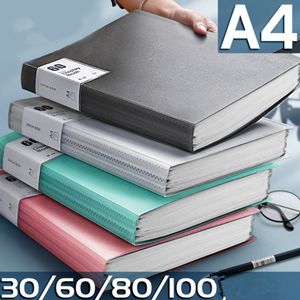 Het indienen van benodigdheden A4 Plastic Budget Binder File Folders Documenten boekje Folder 3060100 pagina's Office Student Desk Organizer 221128