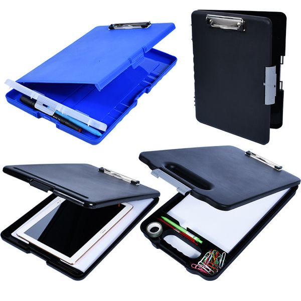 Fournitures de classement A4 Plastique Stockage Presse-papiers File Box Case Document Dossier Bureau Drop 230804