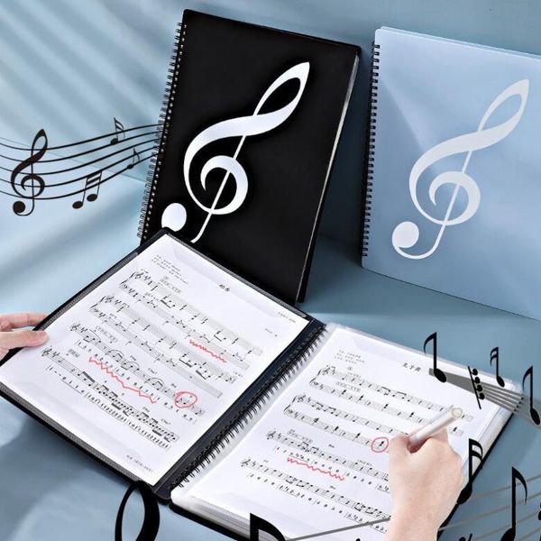 Fournitures de classement A4 Sheet Music File Folder Antireflet Leaflet Peut modifier les notes Piano Score Products 230706
