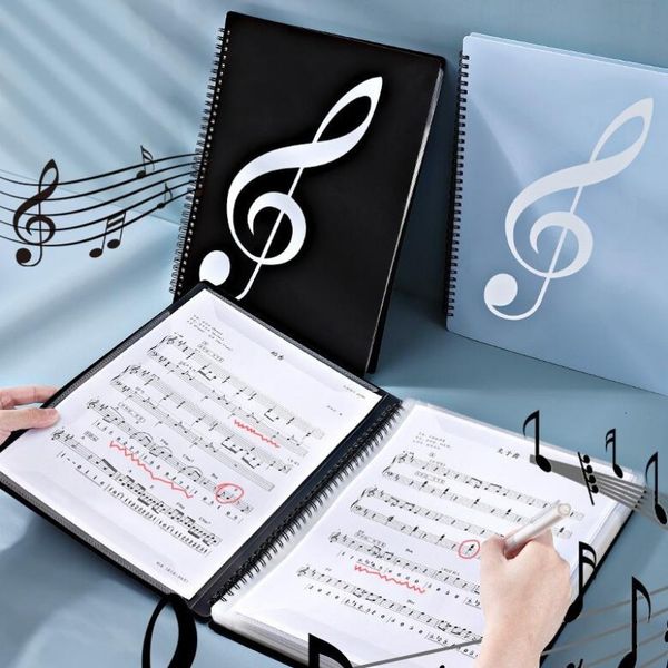 Fournitures de classement A4 Sheet Music File Folder Antireflet Leaflet Peut modifier les notes Piano Score Products 230711