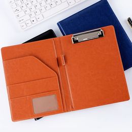 SPRIJKEN APPRIKKEN A5 Klembordmap PU LEDERGE LEDEREN Office Manager Clip Writing Pad Legal Paper Contract Flip Flat Head Anti-Slip Anti-Rust 230408