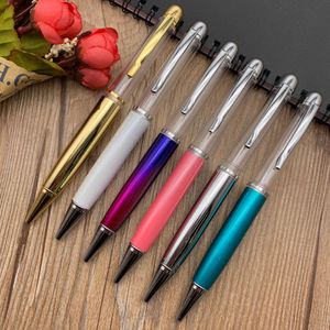 Invulbare grote dikkere lege vat metalen pen glitter gedreven paillette drijfzand herbarium olie 3D churry pen DIY 145*13mm