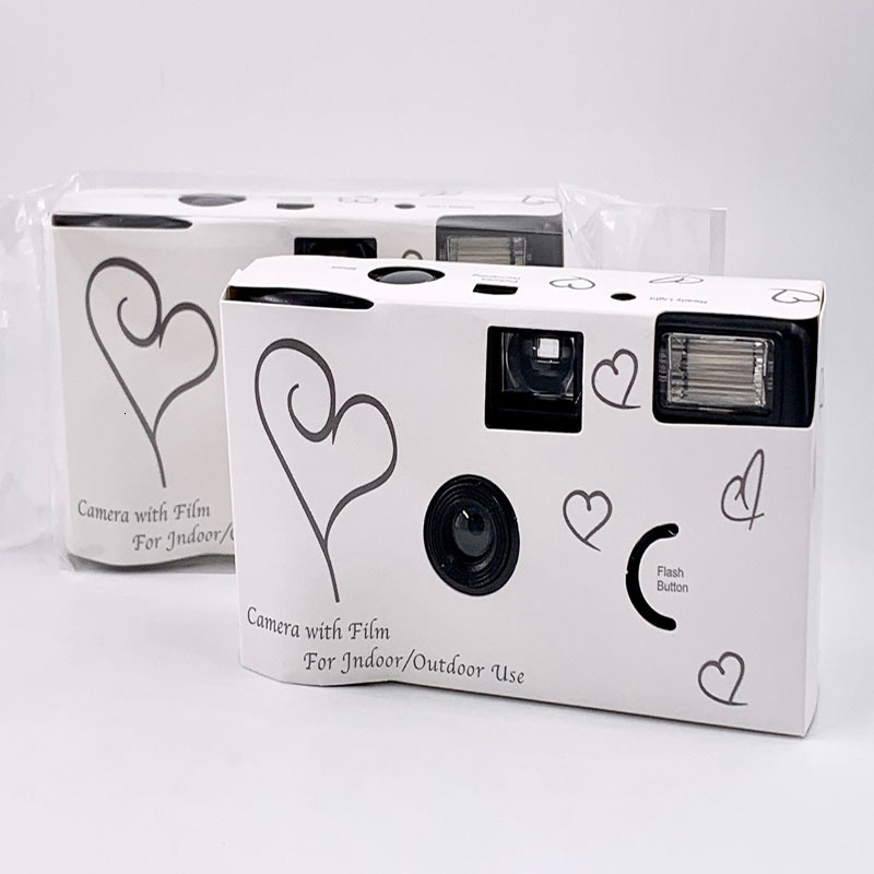 Film Disposable Camera 12 Pieces Of film Automatic Fixed Focus Charging With Flash 230207
