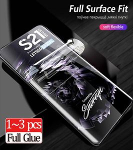 Film pour Samsung Galaxy S21 Ultra 5G Screen Protector Fit Note20 S20 Plus S20FE Not Glass Sam Sung S21ultra Soft4361460