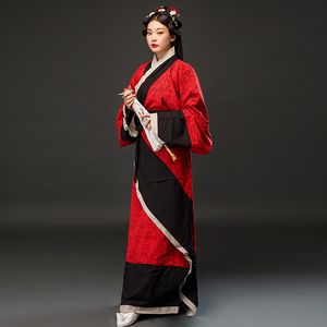 Ropa de escenario de película y TV disfraz de Cosplay antiguo chino tradicional rojo elegante Hanfu vestido de mujer traje de actuación de danza clásica