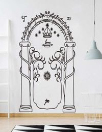 Film Wall Decal Mines de Moria Door Kids Room Decoration Nursery Interior Wall Stickers Boys Dormitory Home Decor Y747 2106158306433