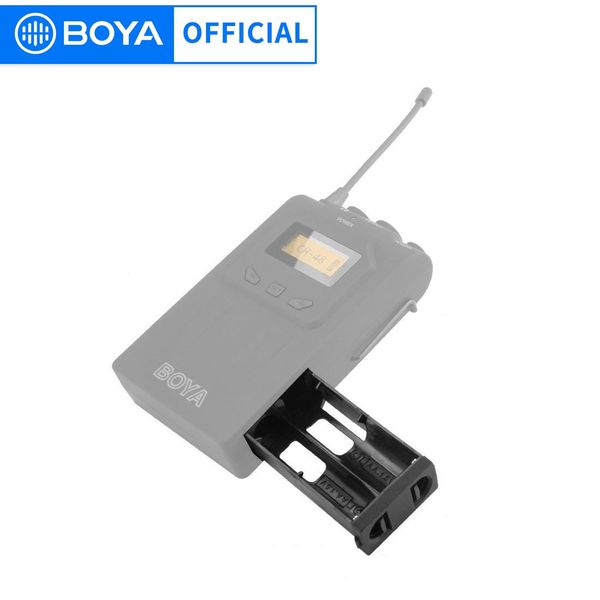 Films Boya Solid ABS Battery Batter Casking Remplacement pour BYWM6, WM8 Wireless Lavalier Microphone