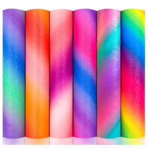 Films For Rainbow Gradient Adhesive Craft Vinyl 12 