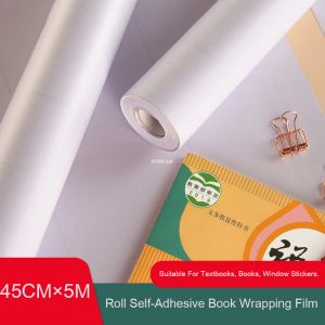 Films Transparent Matte Book Film PVC Book Window Stickers Stickers Wall Stickers Textbook Protection Livre Couverture Roll Selfadhesive Livre Film