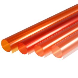 Films uxcell 4pcs 40x50cm gel kleurfilter papier polyester film oranje 85 85a 85b 85c voor fotostudio rood hoofd licht diy accessoires