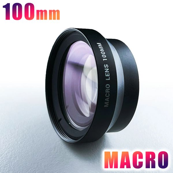 Filtros de 100 mm Lente macro Macro fotografía Lente de cámara de teléfono móvil para teléfonos inteligentes, lentes HD para dental, uñas, ojo, videos de fotos de maquillaje