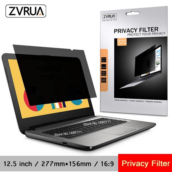 Filtres 12,5 pouces (277 mm * 156 mm) Filtre de protection anti-Filtre de confidentialité Film de protection pour 16 9 ordinateur portable
