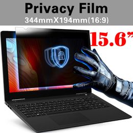 Filters 15,6 inch (344 mm*194 mm) Privacyfilter Anti Spy -schermen beschermende film voor 16 9 laptop