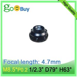 Filters 48MP M8.5*P0.2 FOCAL LENGTE 4,7 mm gezicht herkenningslens HFOV 63 graden voor 1/2.3 "Sensor Mini Camera Face Identification Lens