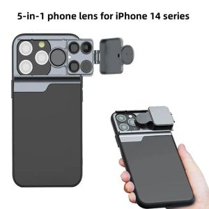 Filtres 5 dans 1 Vlog Lens Case Kit 30x Super Macro Lens CPL Fisheye Televery