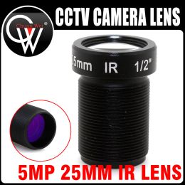 Filtres 5MP 25 mm M12 Lens W650MN IR Filtre 1/2 "pour la caméra CCTV IP HD Len F2.4 M12 MONT