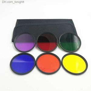 Filtres 6pcs 30/40.5/43/46/49/52/55/58/62/67/72/77/82 mm Filtres de couleur Fleu