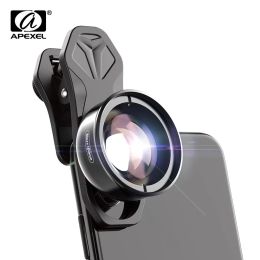 Filters Apexel 100 mm macro -lens voor telefoon met CPL -sterfiltercamera voor de telefoon 4K HD professionele mobiele mobilephone -accessoires