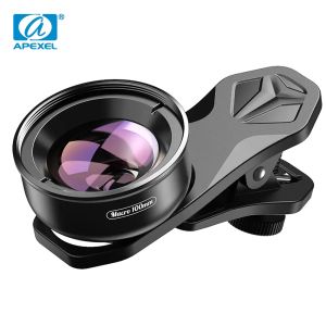 Filtres Apexel 100mm Professional Ro Lens HD Super Camera Phone Lens avec CPL Star Filter pour iPhone 13 12 Pro Samsung All Smartphone