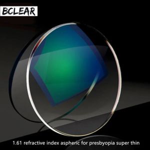 Filters BCLear 1.61 Index Resin Lenzen Optische lens UV400 Reflecterende coatinglens Optische bril voor presbyopie lezen Dunne kwaliteit