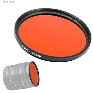 Filtres BGNING 52 mm / 58 mm Ultra-Thin Red / Blue / Orange / Yellow Plastic Filter Lens pour DSLR Camera Lens pour Hero 8 CaMeral2403