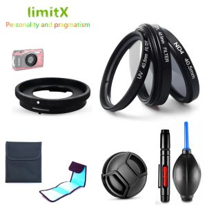 Filtres Filtre Set UV CPL ND Adaptateur Ring lentille Capuchage Pen de nettoyage du filtre pour Olympus TG6 TG5 TG4 TG3 TG2 TG1 TG5 TG4 TG3 TG2 TG1