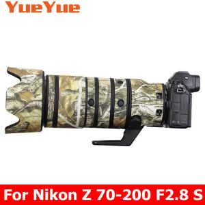 Filters voor Nikon Z 70200mm F2.8 VR S Waterdichte lens Camouflage Coat Regen Cover Lens Beschermingskoffer Nylon Guns Doek