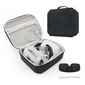 Filtres pour Oculus Quest 2 Case Portable Storage transportant Sac de voyage EVA Double Zipper Lens Free Protector VR Accessoires