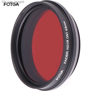Filters FOTGA Adjustable Infrared Filter IR Pass X-Ray Lens Filter Variable for DSLR Camera 46/49/52/55/58/62/67/72/77/82mm Q230905