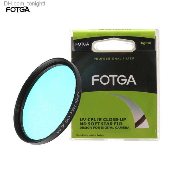 Filtres FOTGA verre optique filtre UV-IR coupe 52mm 58mm passage infrarouge filtre UV IR à rayons X pour appareil photo reflex numérique Nikon Q230905