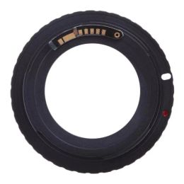 Filters van hoge kwaliteit nieuwe zwarte lensadapter voor M42 -chips -lens tot EF Mount Adapter Bevestig M42 tot EF -adapter EF tot M Mount Adapter