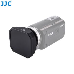 Filtres JJC CamCromder 46 mm Dv Vis Hood Video Camera Lens Hood with Lens Cap Keeper for Canon Sony Panasonic JVC