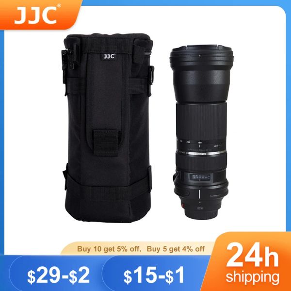 Filtres JJC Nylon SLR Camera Lens Pouch Pouch Base Sac pour Tamron SP 150600mm Sigma 150600mm 150500mm J BL BL XTREME PORTABLE PORTABLE POUR CAMER