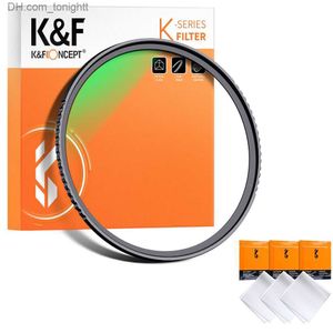 Filtros K F Concept MC UV Fotografía DSLR Filtro de lente con revestimiento multirresistente para Cannon Nikon Camera Len Filters Set 37-86 mm Q230905